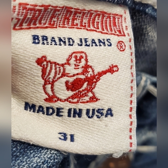 Vintage True Religion Jeans Size 31 BILLY SUPER T Blue - Picture 5 of 5